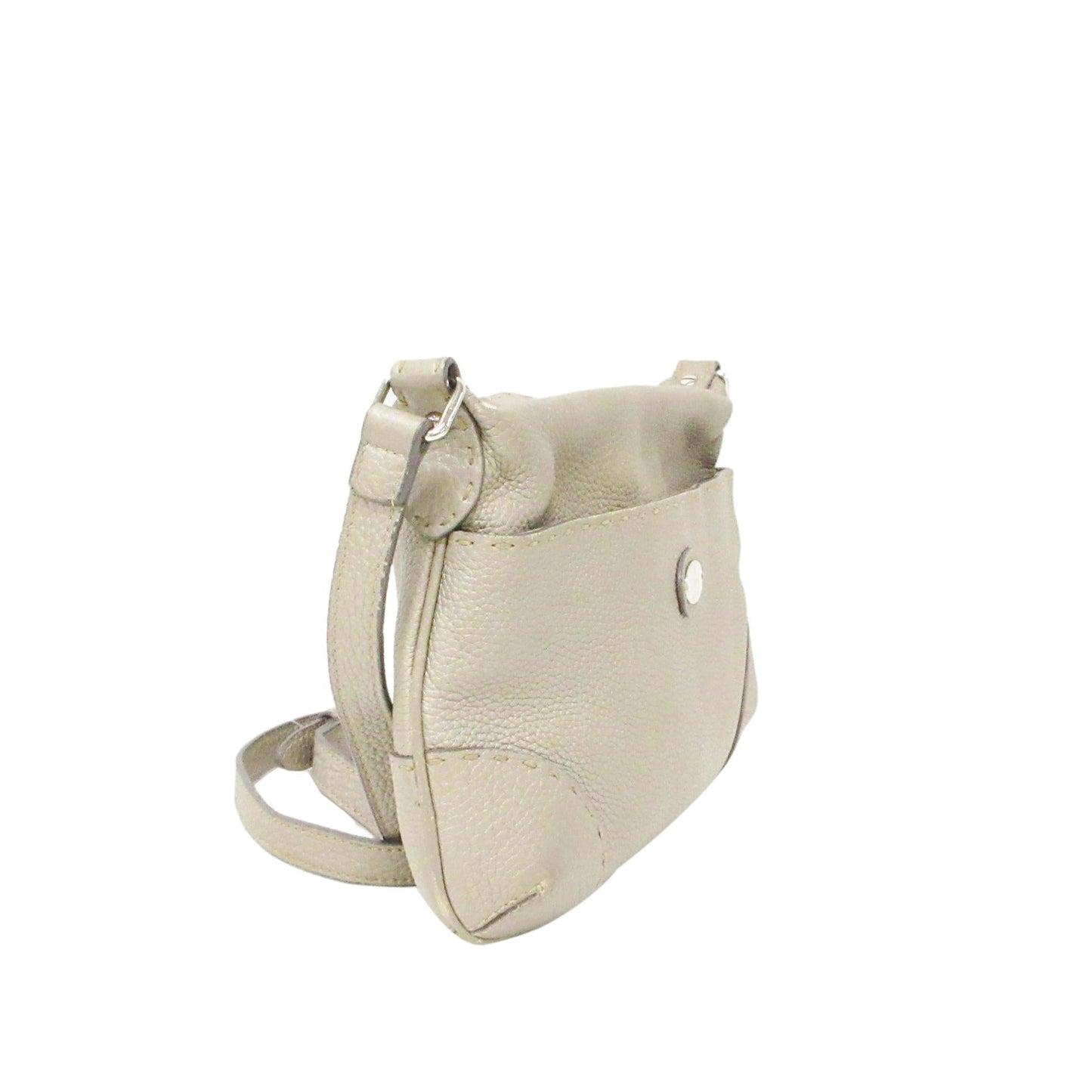 Fendi Medium Embroidered Canvas Baguette