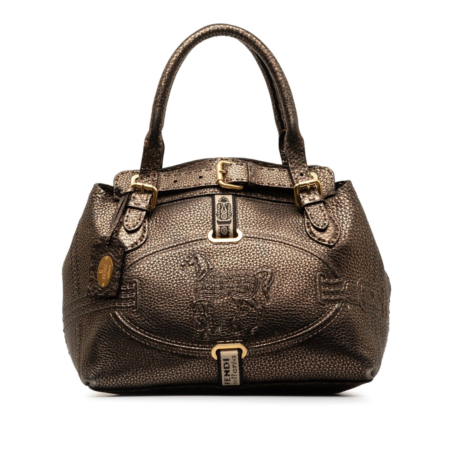 Fendi Selleria Grand Borghese Handbag (FsCTsq)