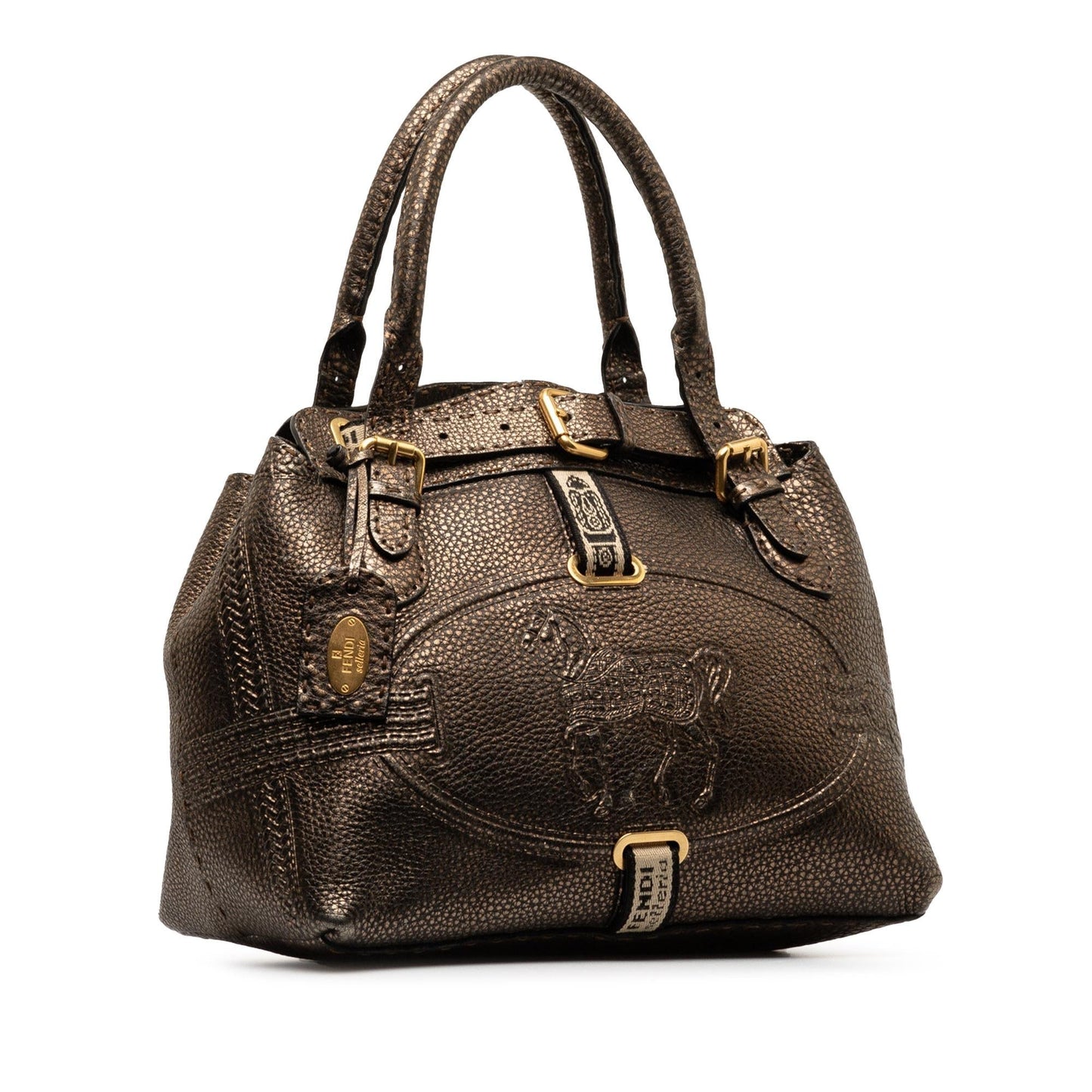 Fendi Selleria Grand Borghese Handbag (FsCTsq)