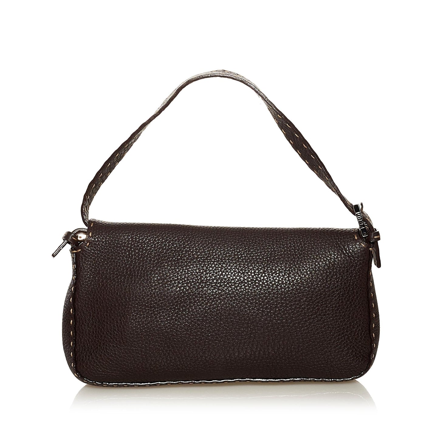 Fendi Selleria Leather Baguette (34890)
