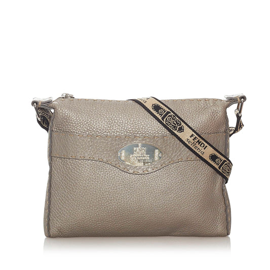 Fendi Selleria Leather Crossbody Bag (27845)