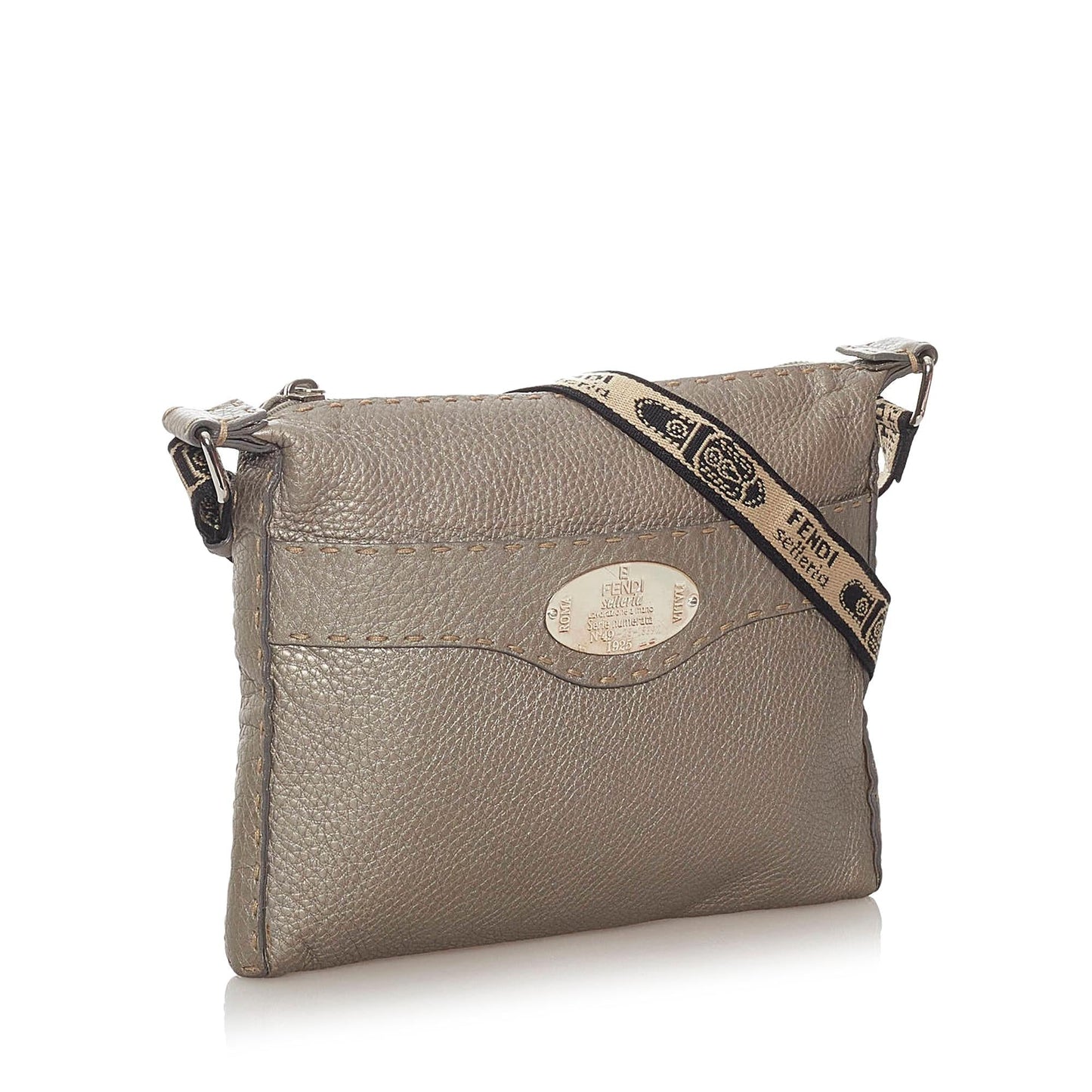 Fendi Selleria Leather Crossbody Bag (27845)