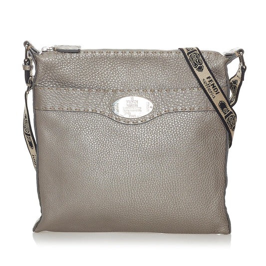Fendi Selleria Leather Crossbody Bag (28116)