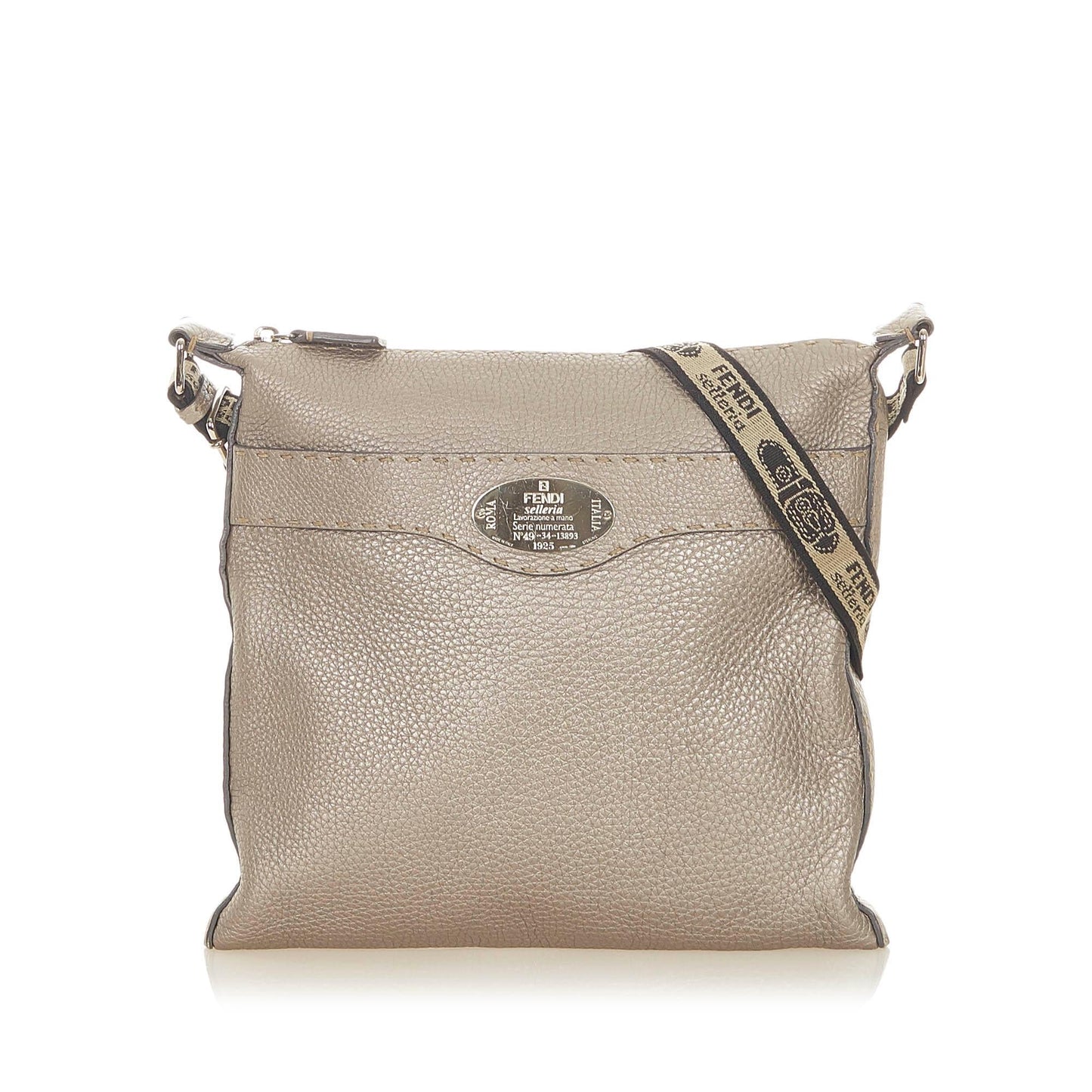 Fendi Selleria Leather Crossbody Bag (32165)