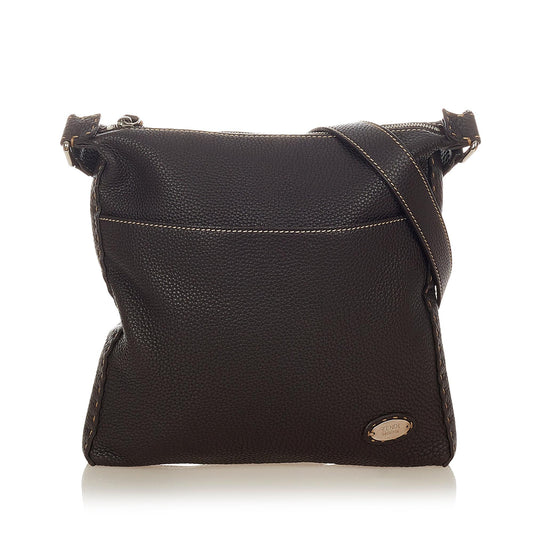 Fendi Selleria Leather Crossbody Bag (33999)