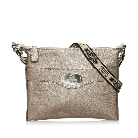 Fendi Selleria Leather Crossbody Bag (34923)