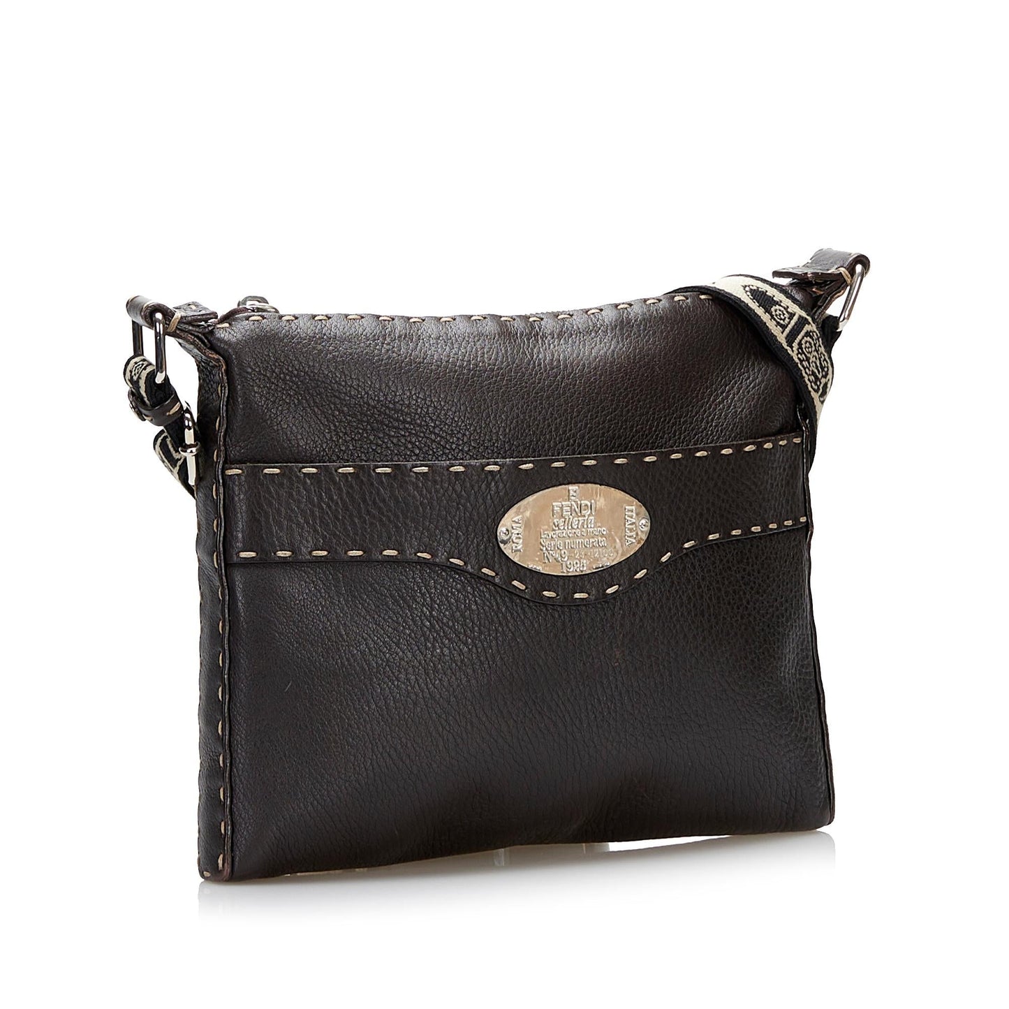 Fendi Selleria Leather Crossbody Bag (36824)