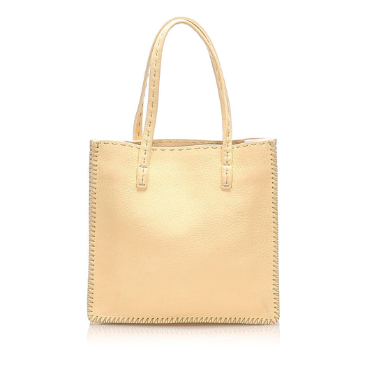 Fendi Selleria Leather Handbag (15496)