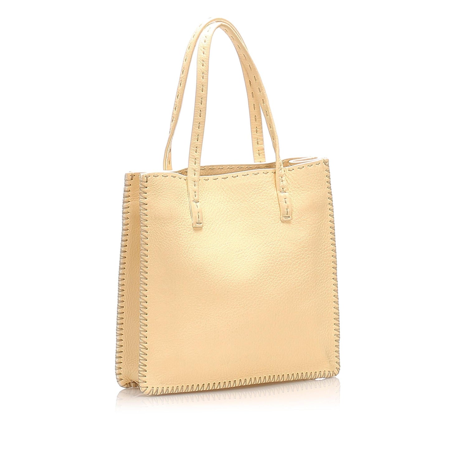 Fendi Selleria Leather Handbag (15496)