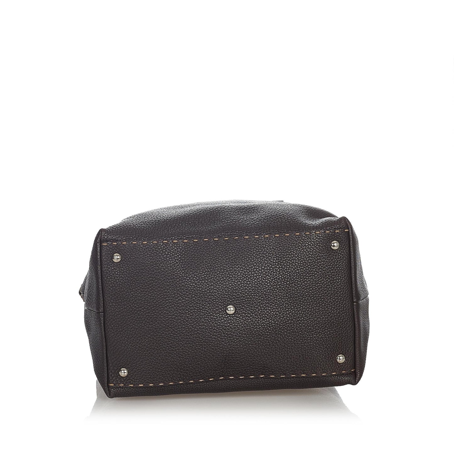 Fendi Selleria Leather Handbag (23572)