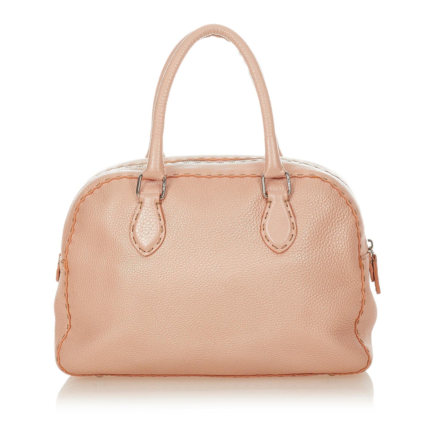 Fendi Selleria Leather Handbag (26621)
