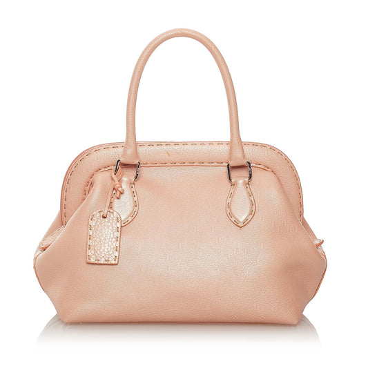Fendi Selleria Leather Handbag (27467)