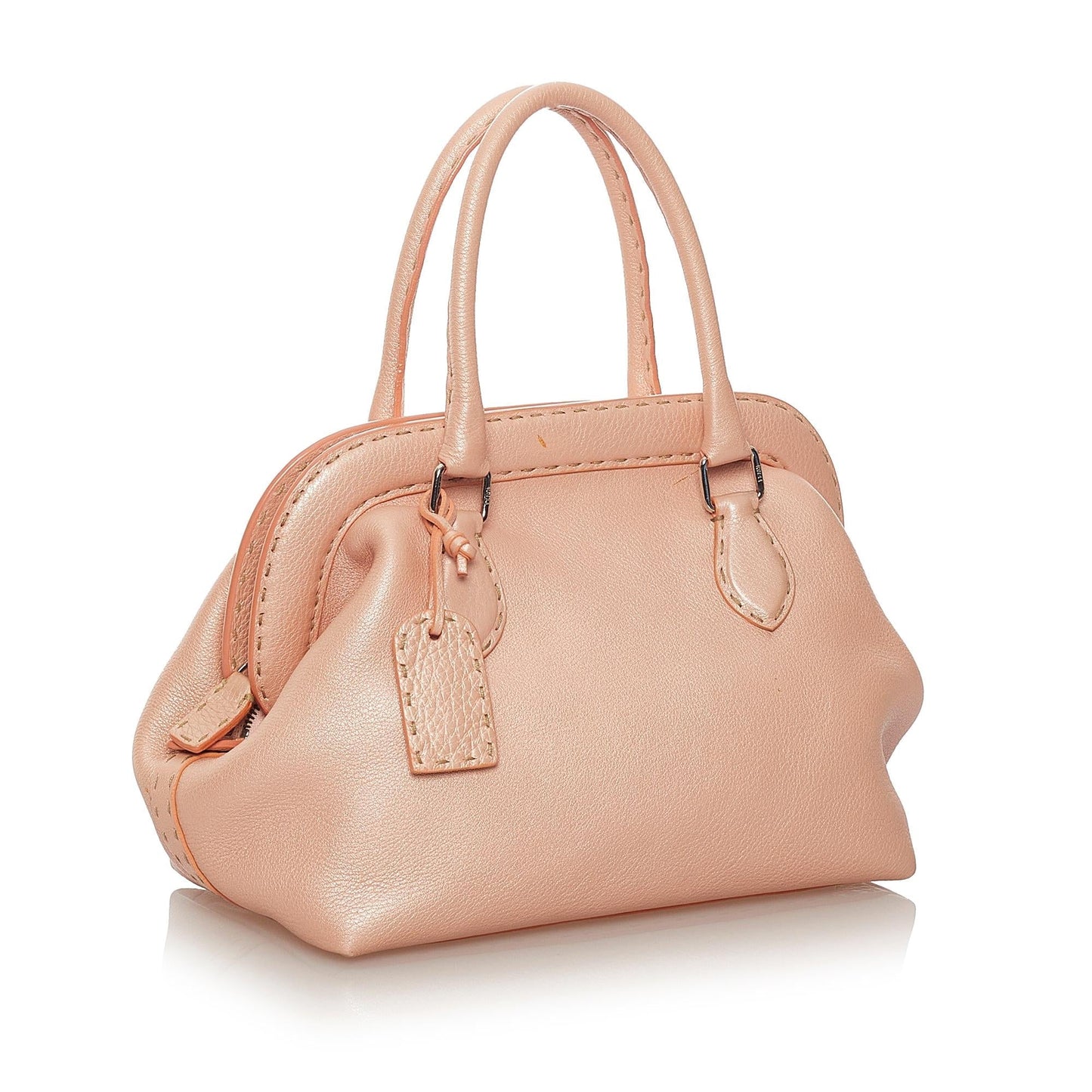Fendi Selleria Leather Handbag (27467)