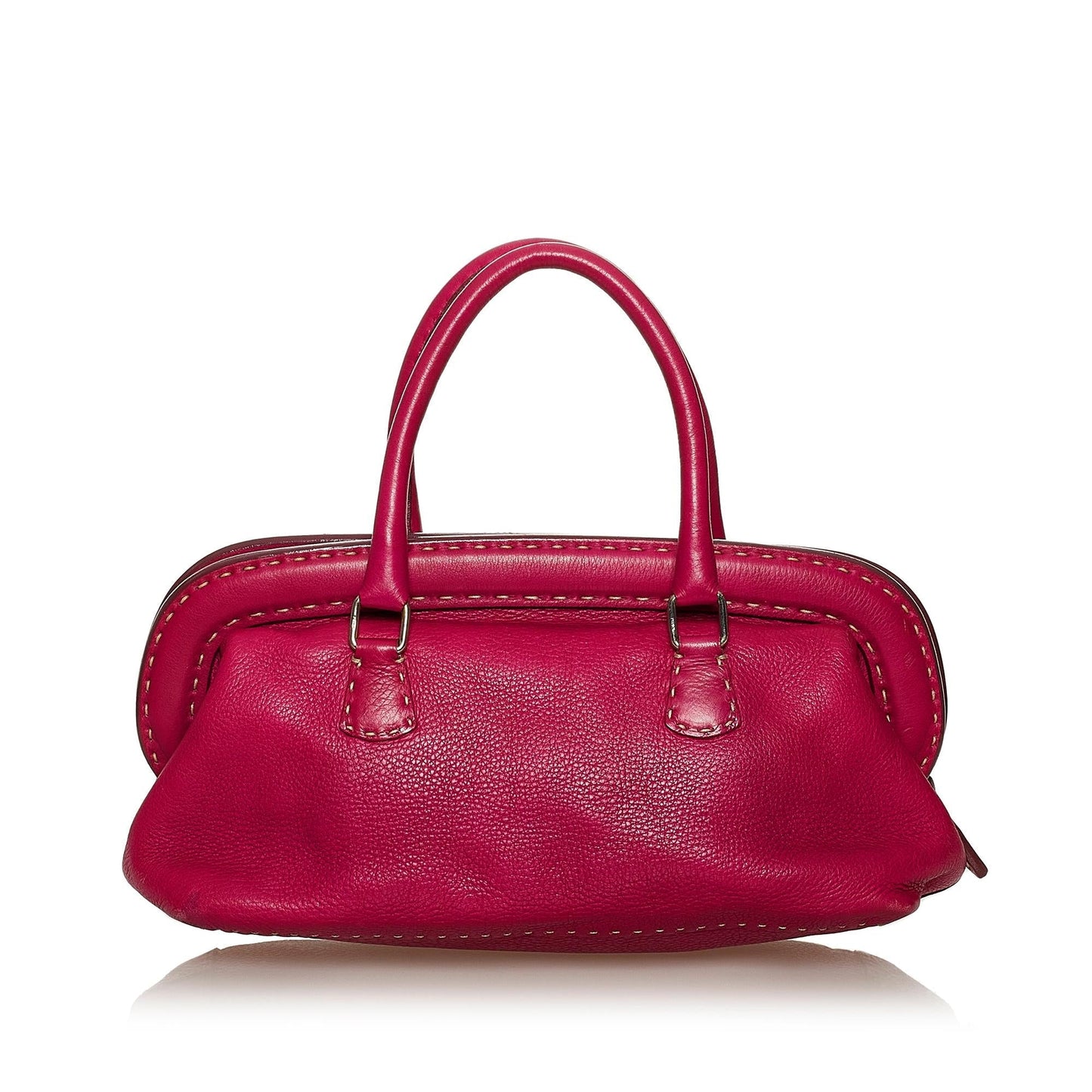 Fendi Selleria Leather Handbag (28758)