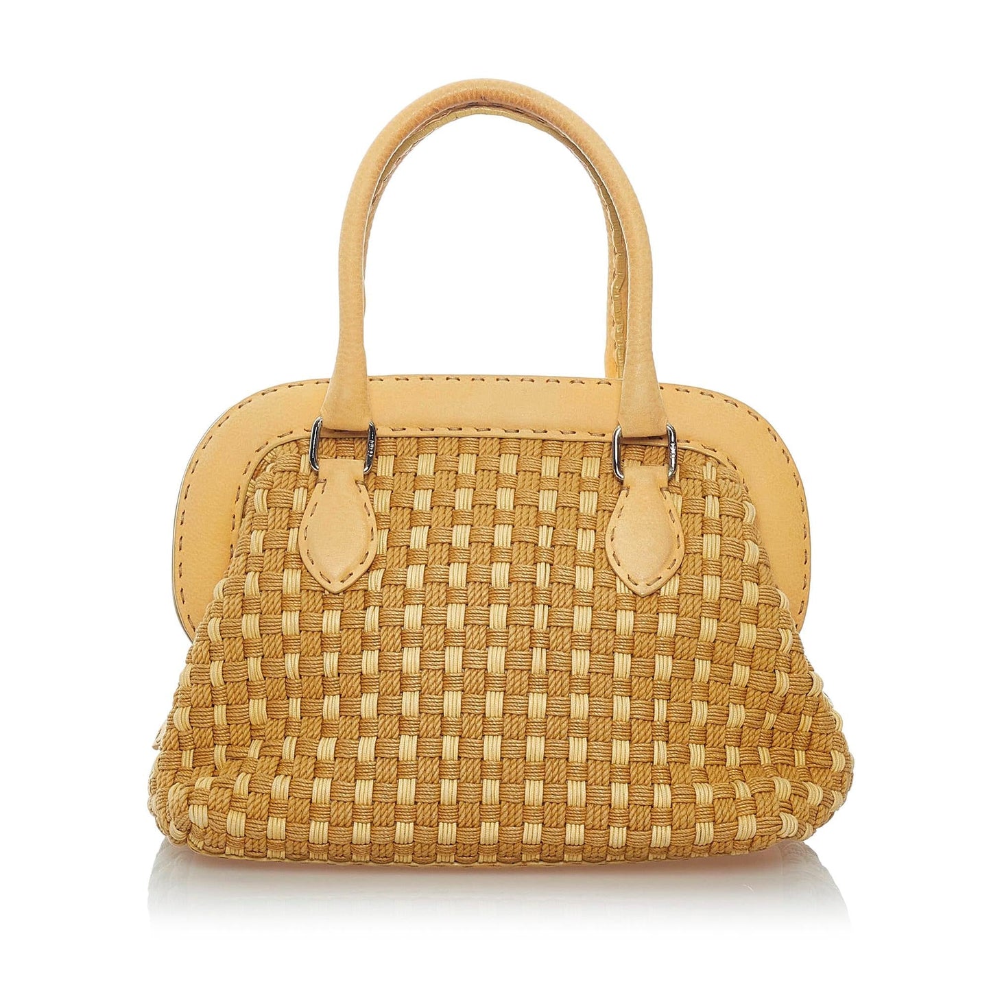 Fendi Selleria Leather Handbag (30633)