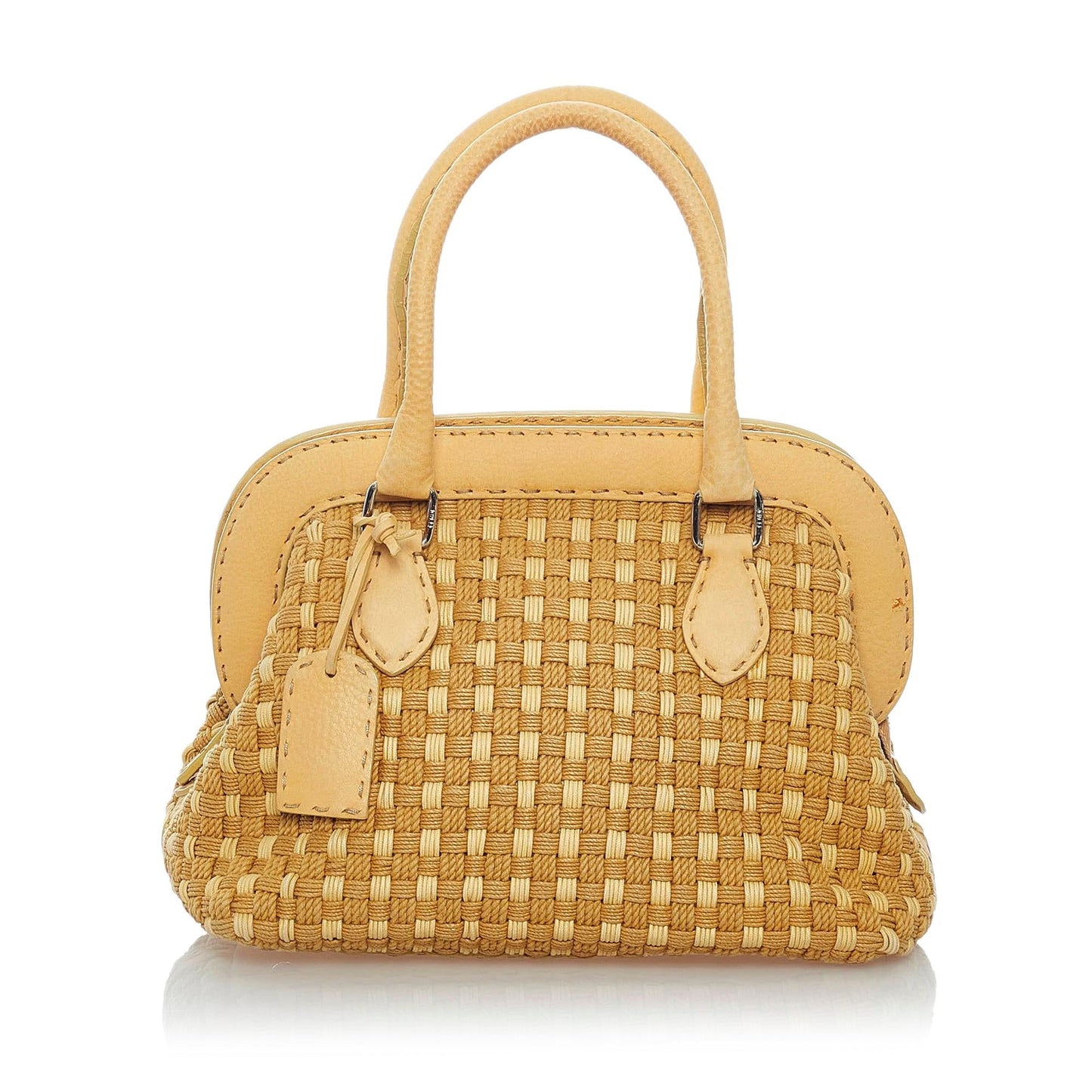 Fendi Selleria Leather Handbag (30633)