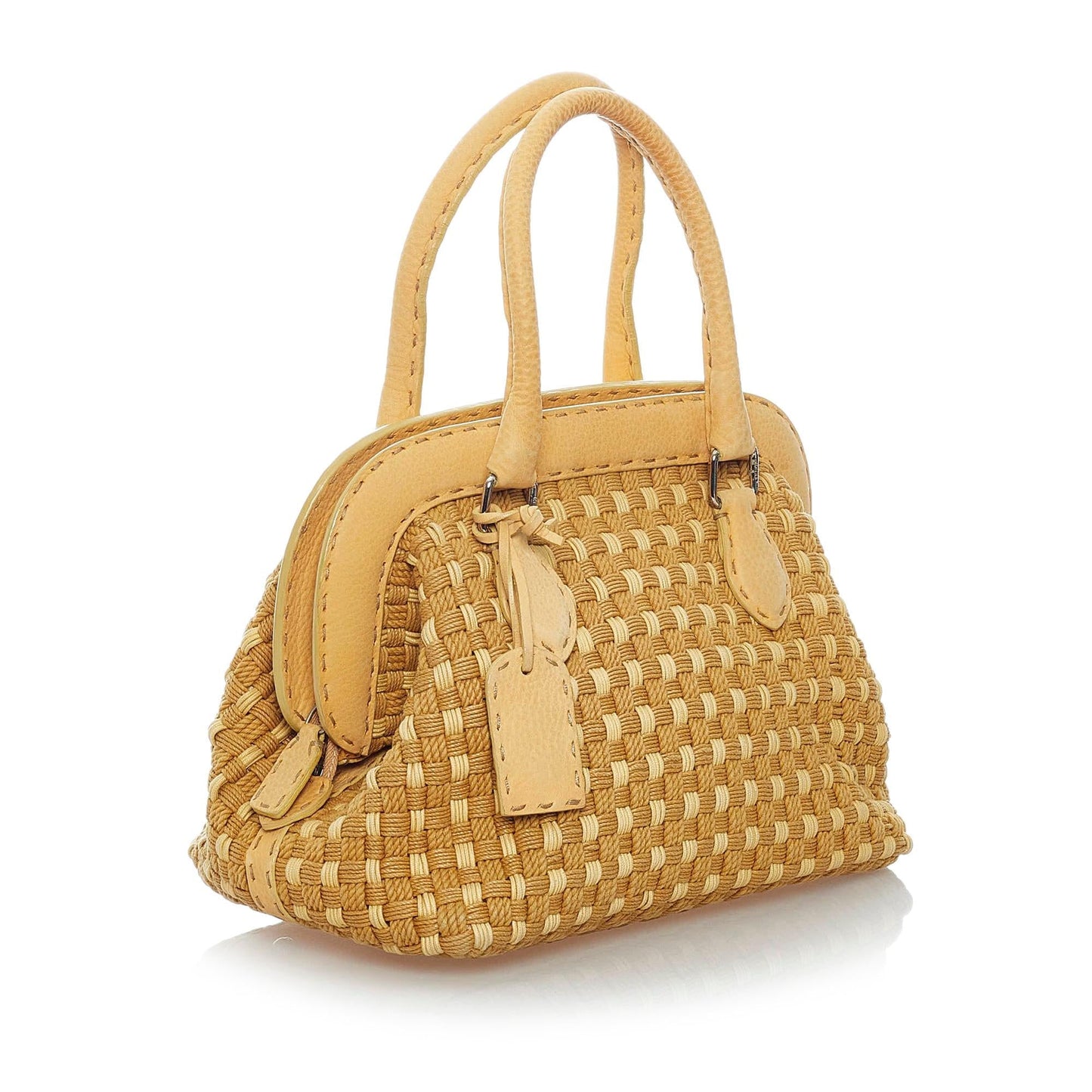 Fendi Selleria Leather Handbag (30633)