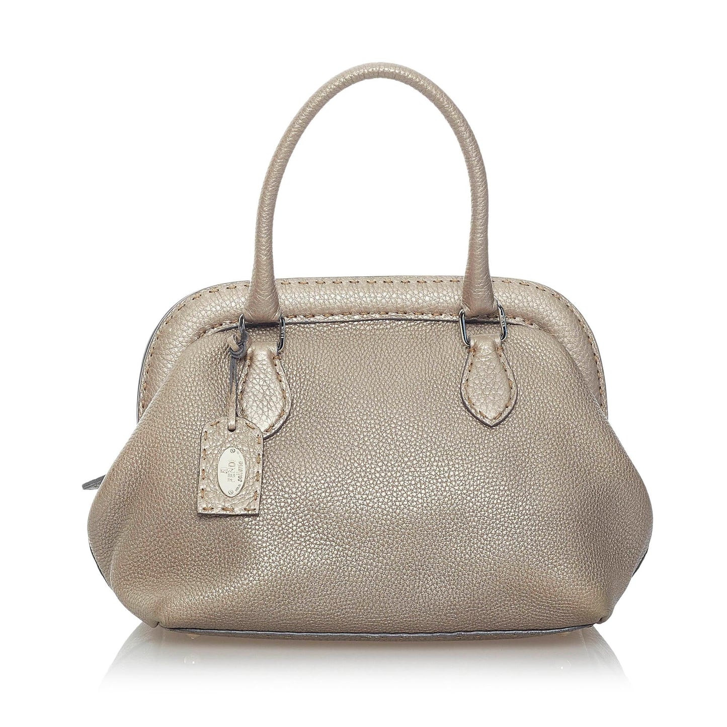 Fendi Selleria Leather Handbag (31221)