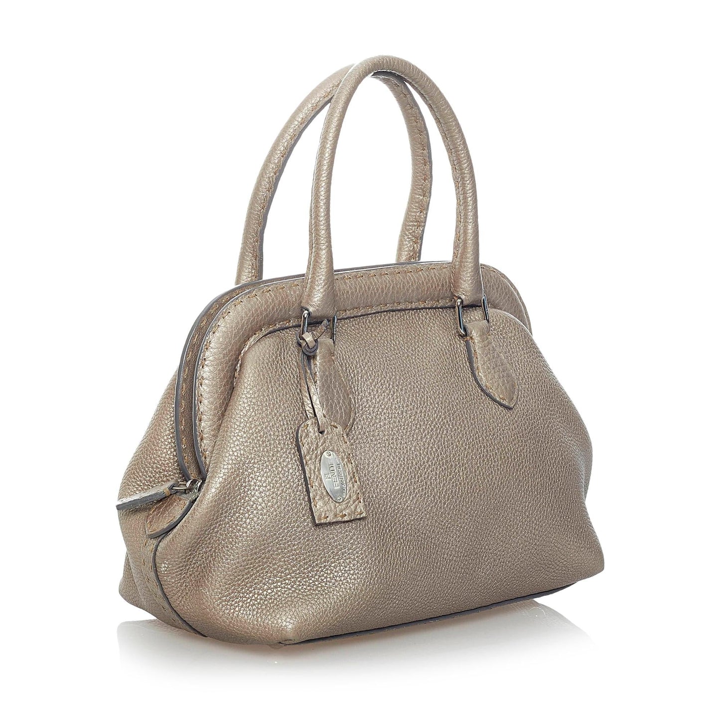 Fendi Selleria Leather Handbag (31221)