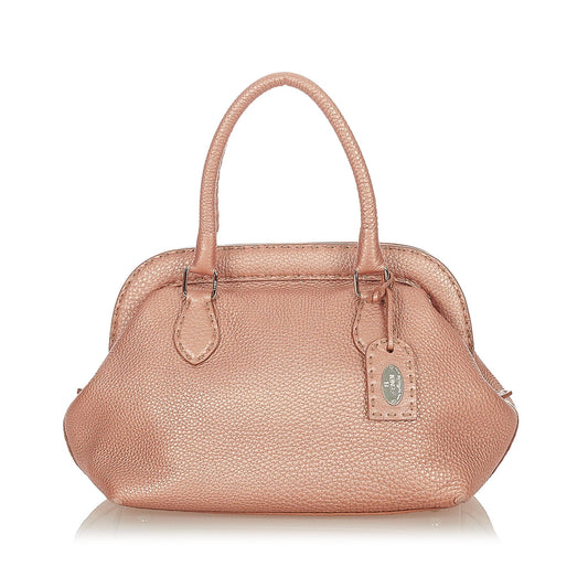 Fendi Selleria Leather Handbag (31769)