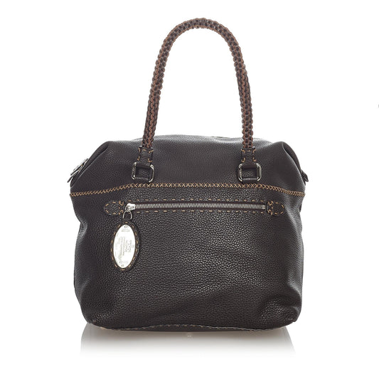 Fendi Selleria Leather Handbag (31787)