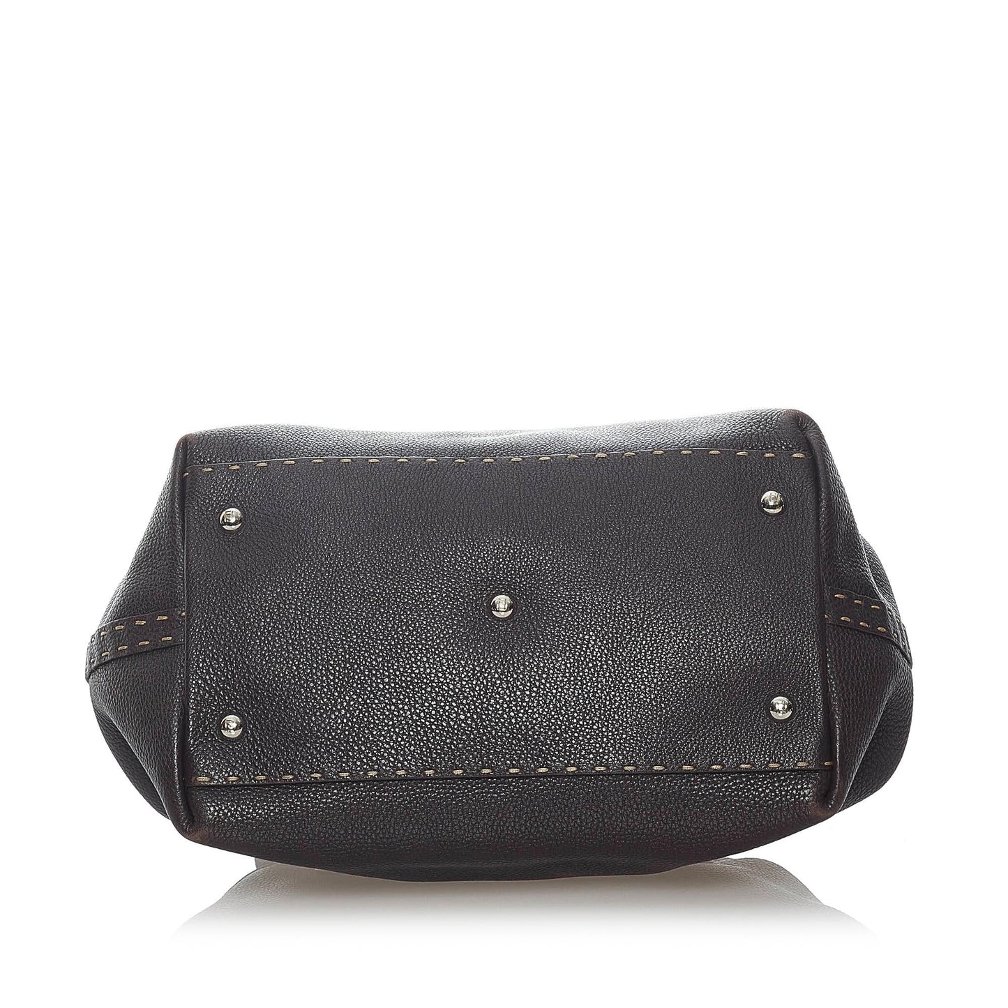 Fendi Selleria Leather Handbag (37198)