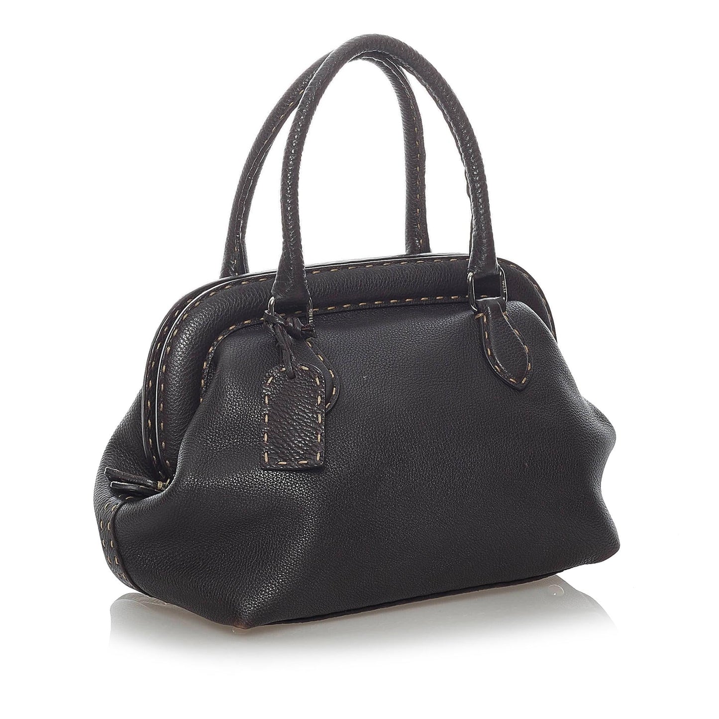 Fendi Selleria Leather Handbag