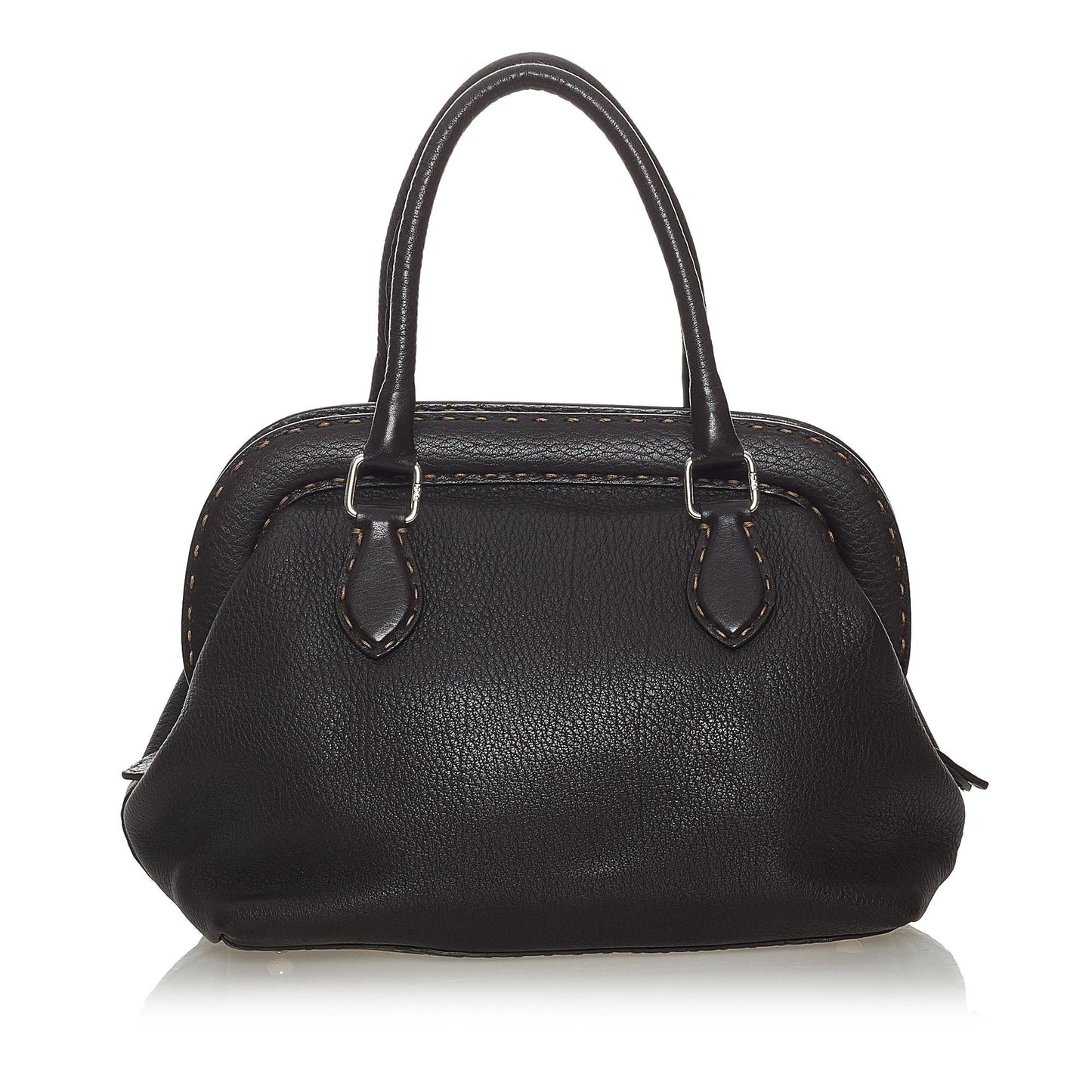Fendi Selleria Leather Handbag (37727)