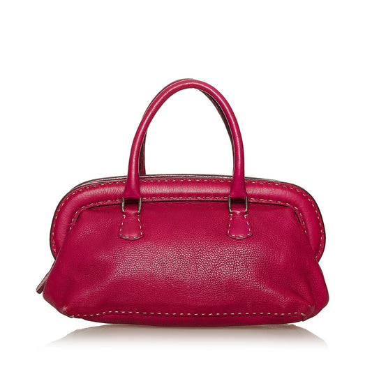 Fendi Selleria Leather Handbag (ljwxiR)