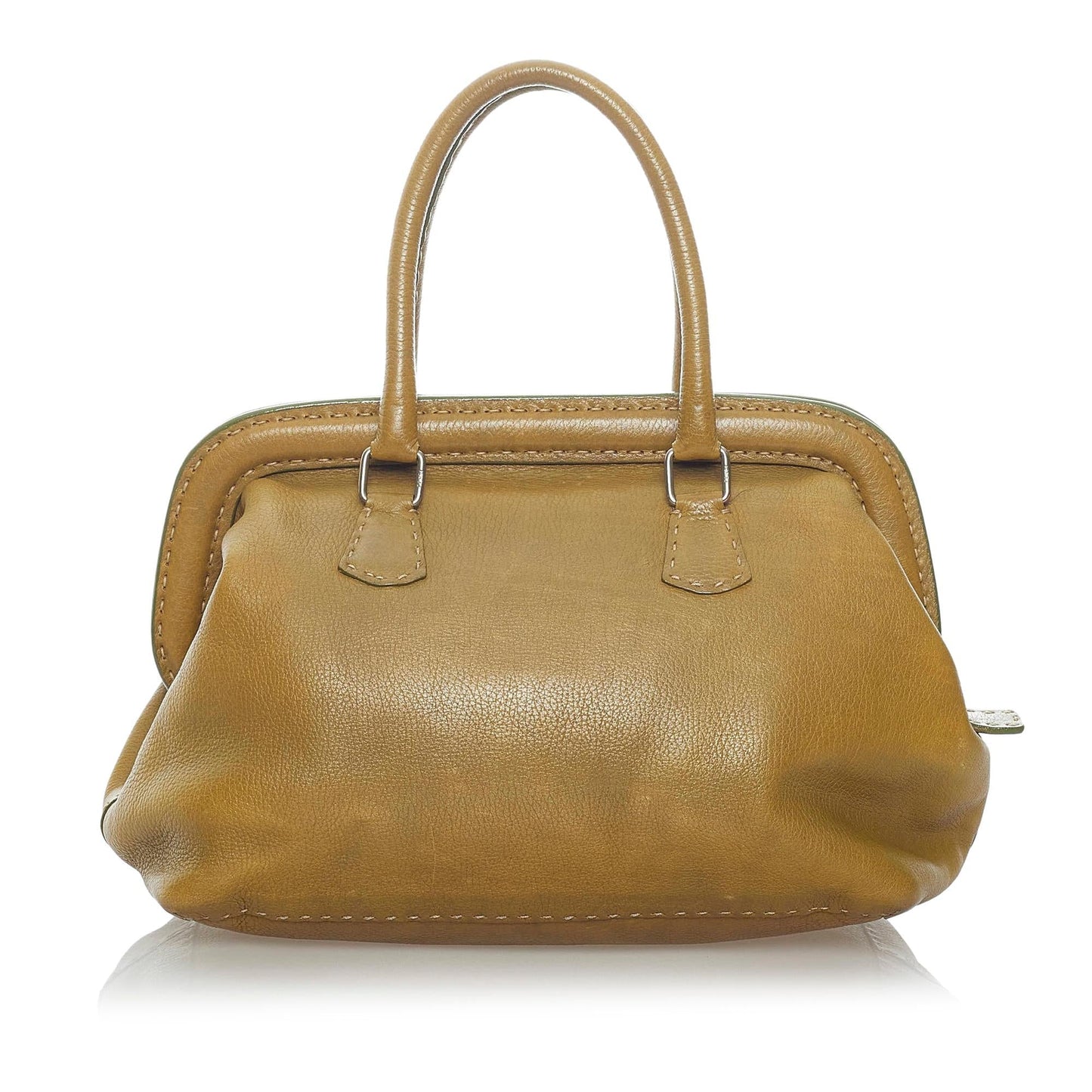 Fendi Selleria Leather Handbag (WiKBXQ)