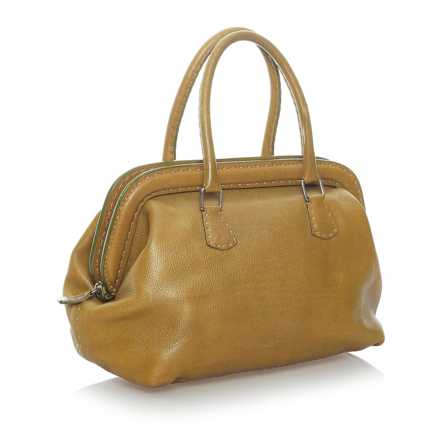 Fendi Selleria Leather Handbag (WiKBXQ)
