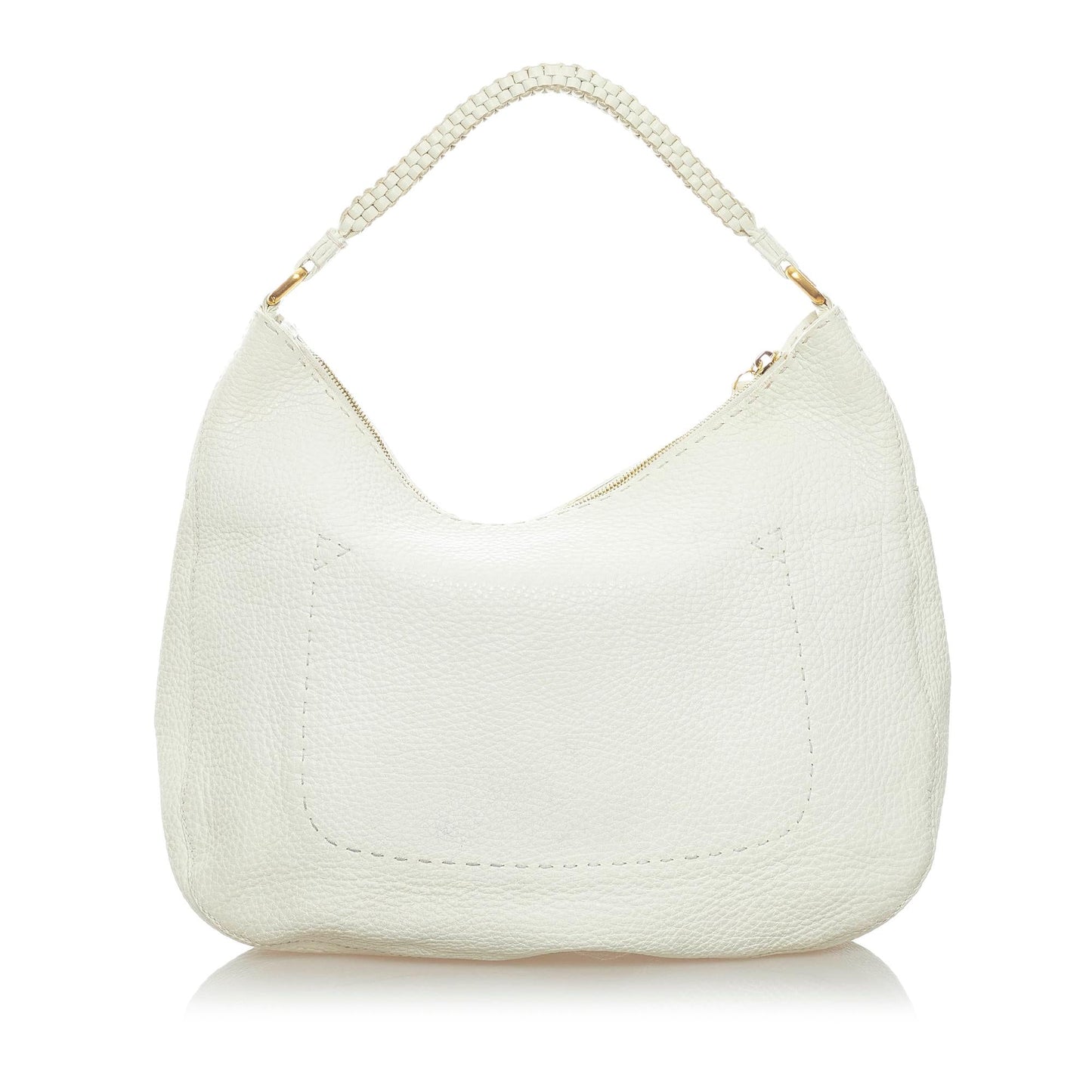 Fendi Selleria Leather Hobo Bag (33574)