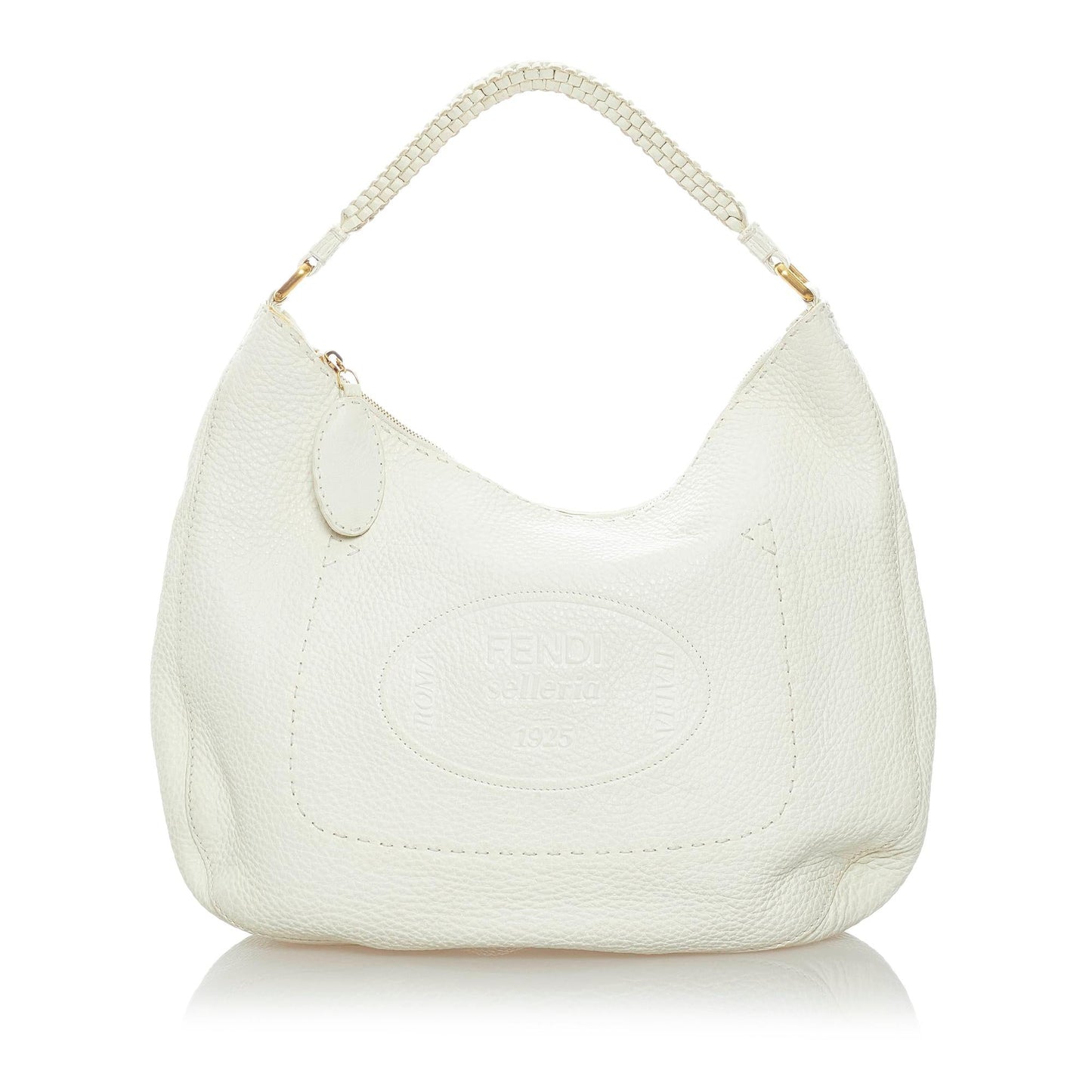 Fendi Selleria Leather Hobo Bag (33574)