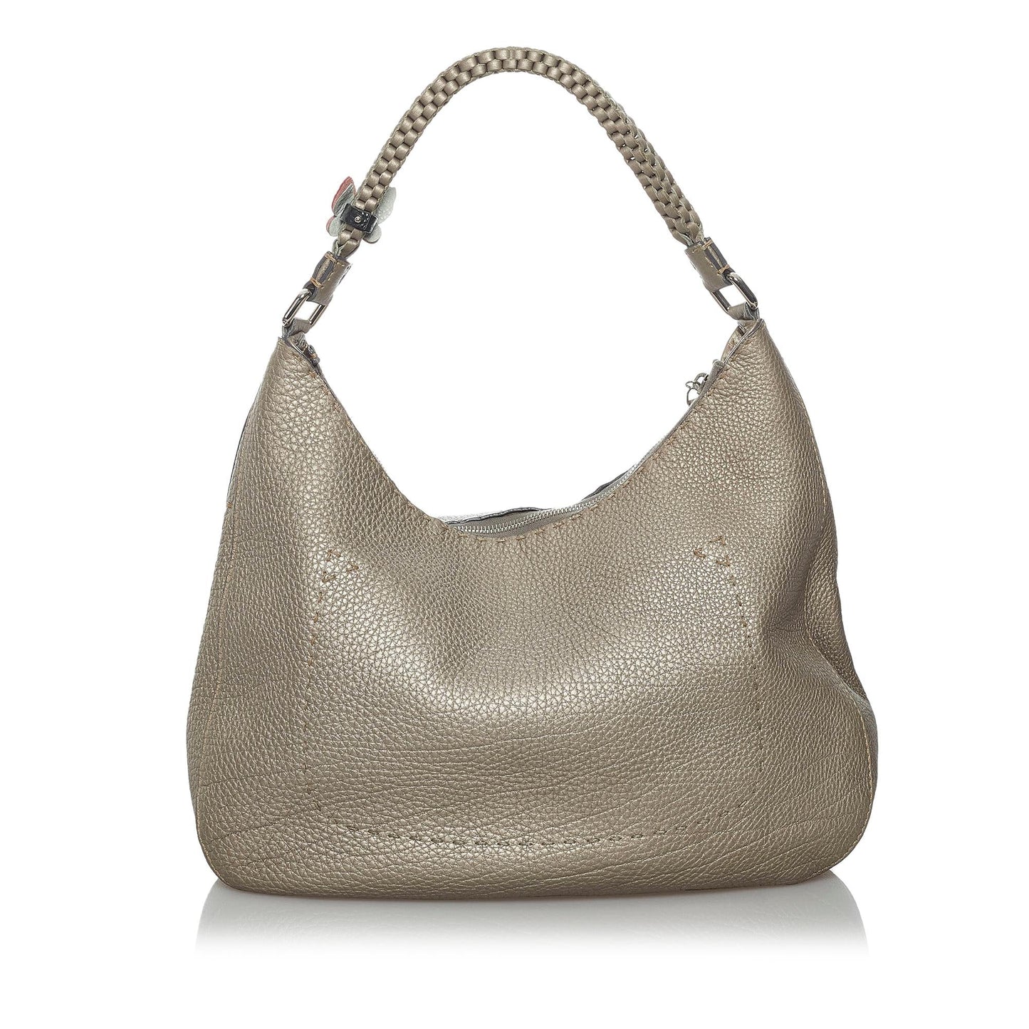 Fendi Selleria Leather Hobo Bag
