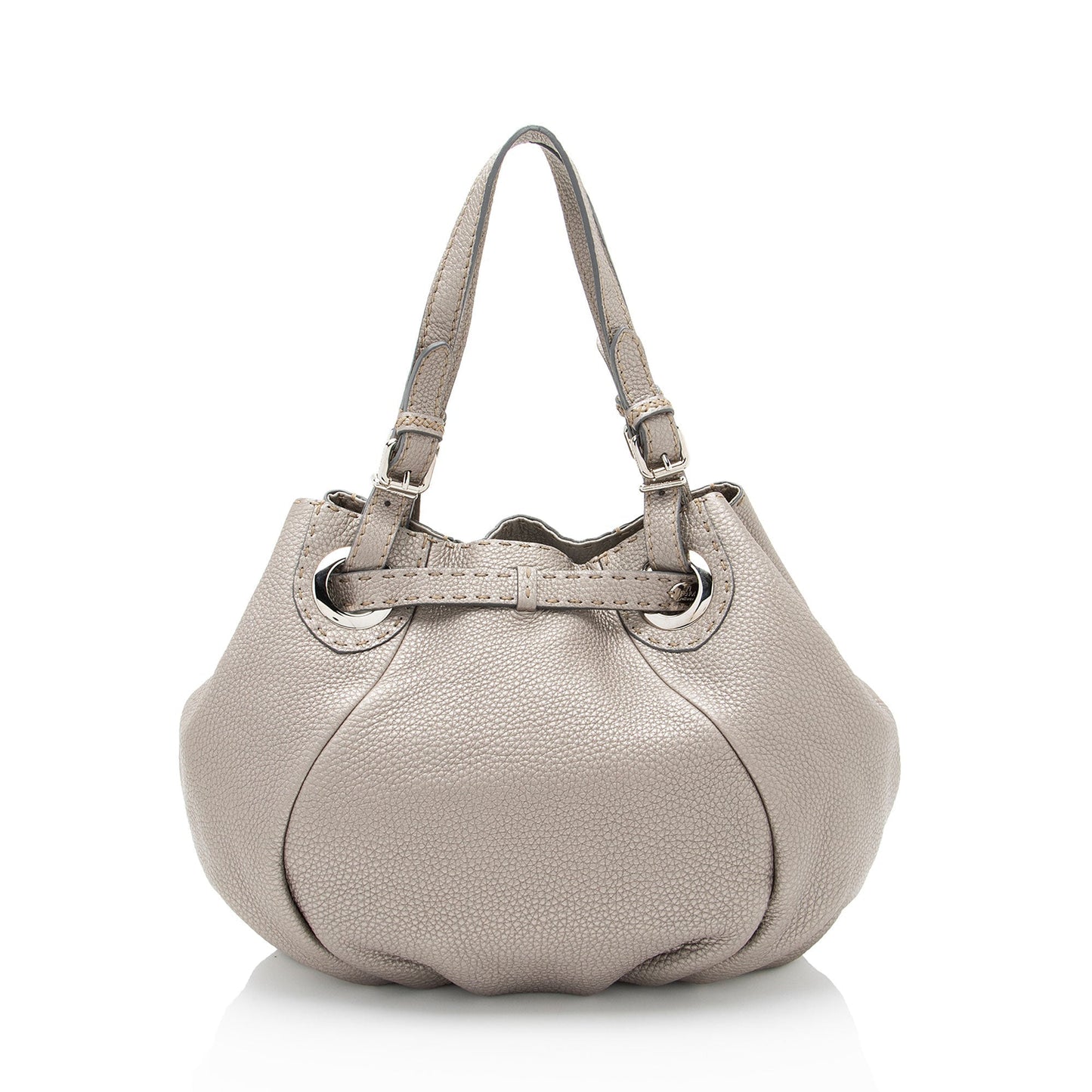 Fendi Selleria Leather Pomodorino Satchel
