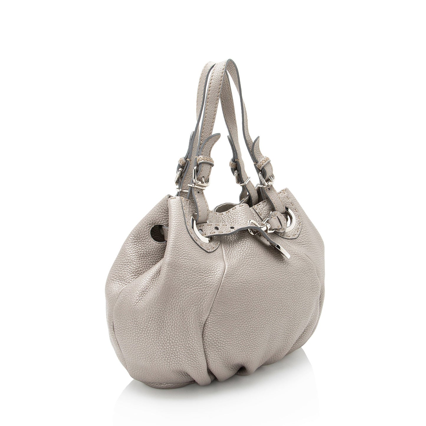 Fendi Selleria Leather Pomodorino Satchel