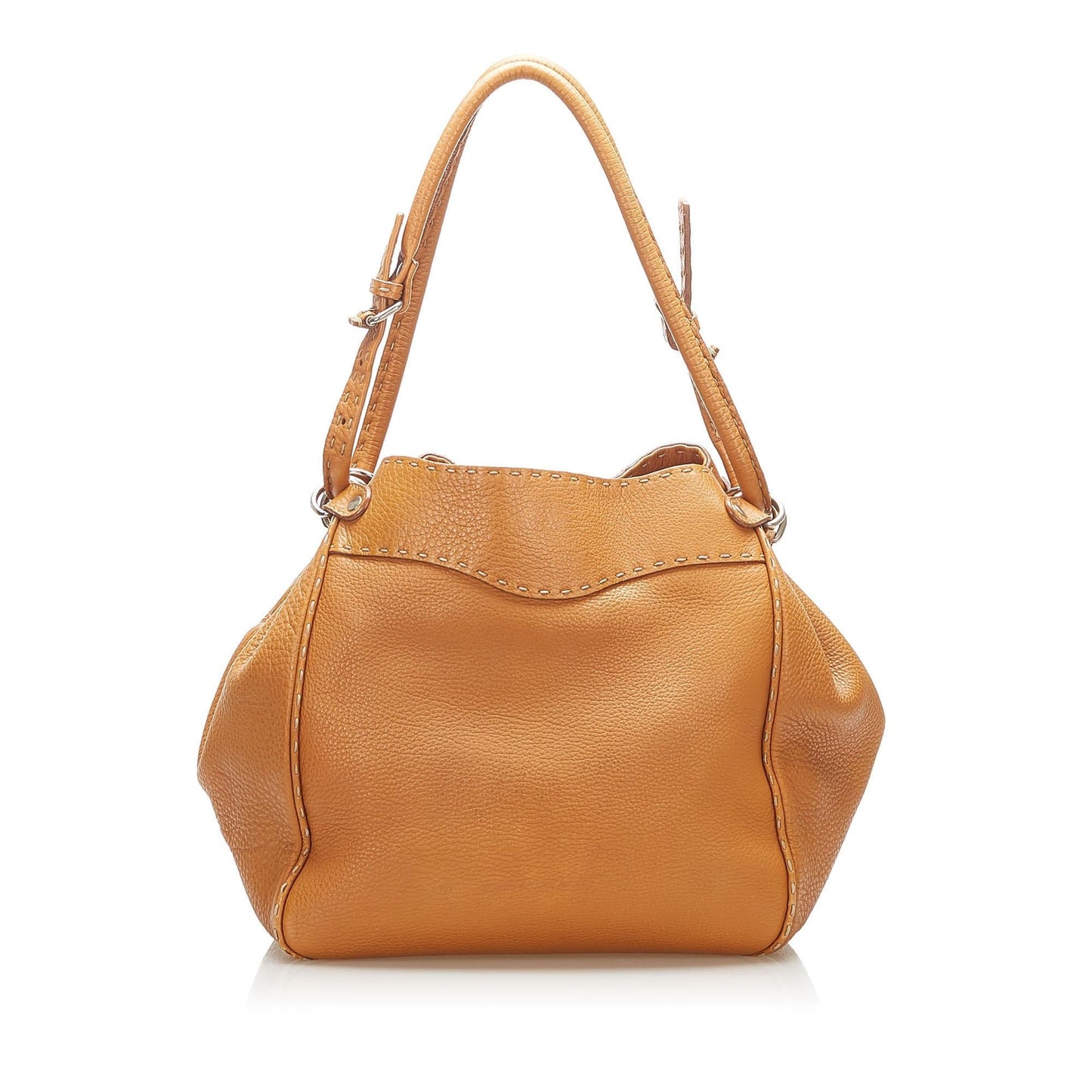 Fendi Selleria Leather Shoulder Bag (22347)