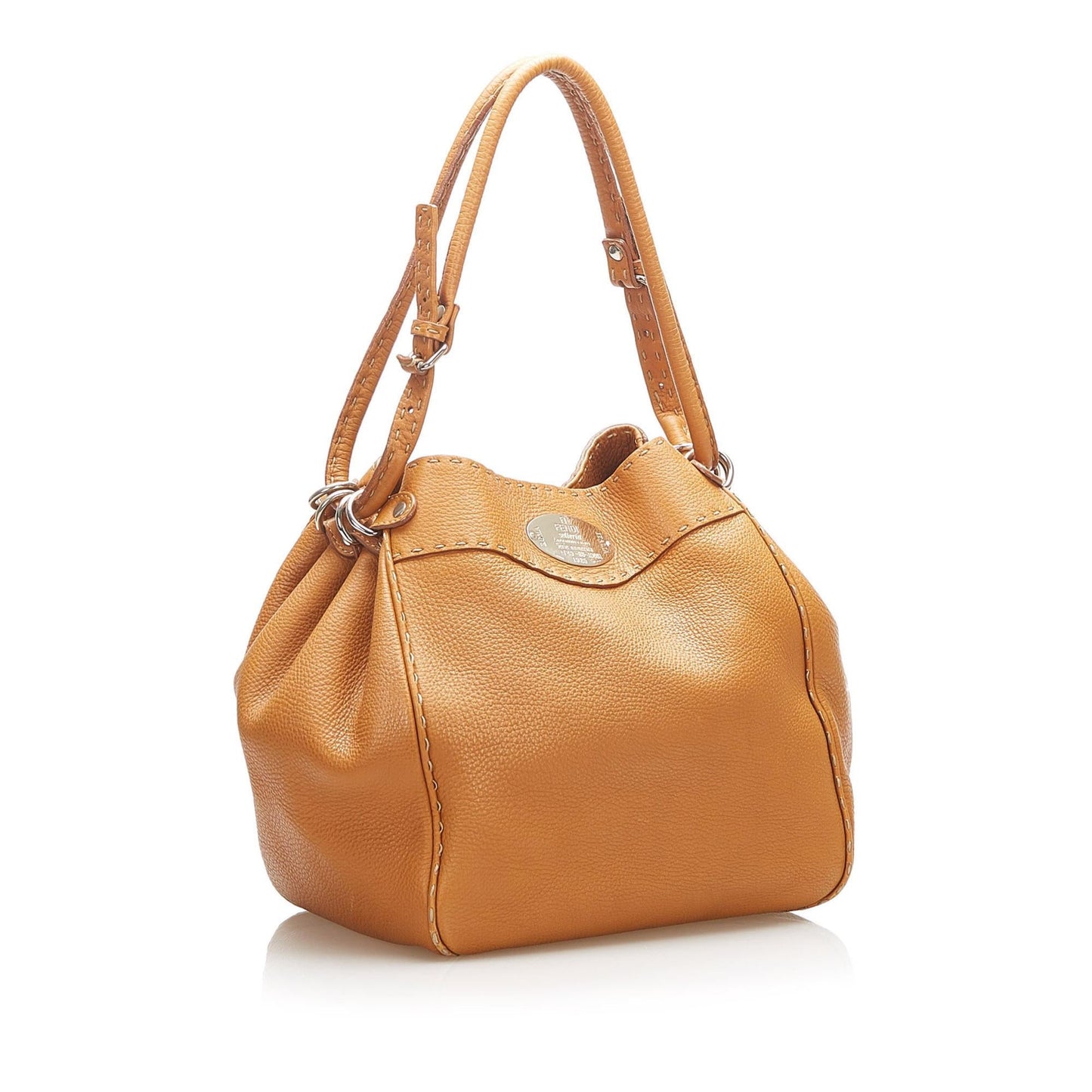 Fendi Selleria Leather Shoulder Bag