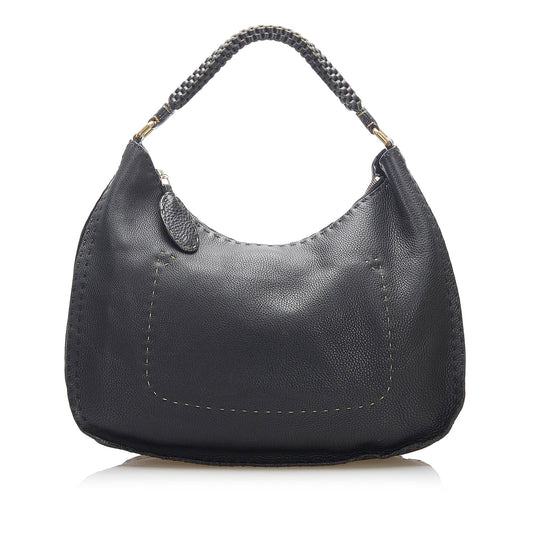 Fendi Selleria Leather Shoulder Bag (22349)