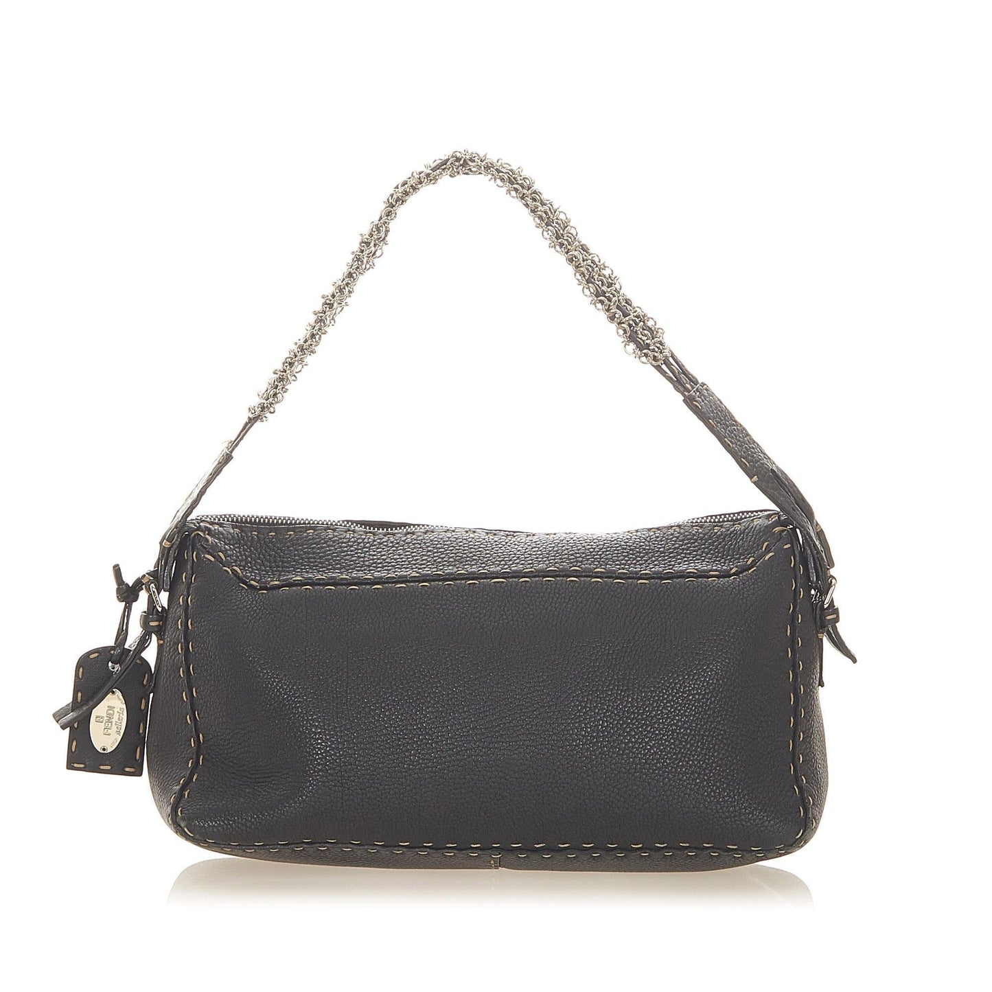 Fendi Selleria Leather Shoulder Bag (22496)