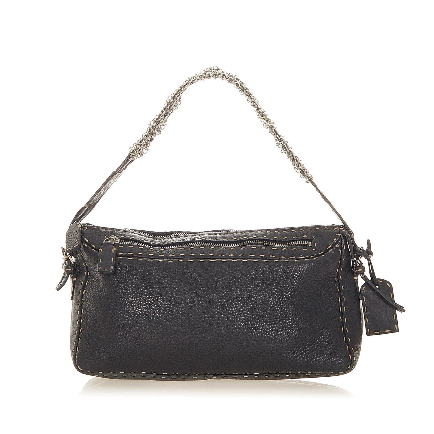 Fendi Selleria Leather Shoulder Bag (22496)
