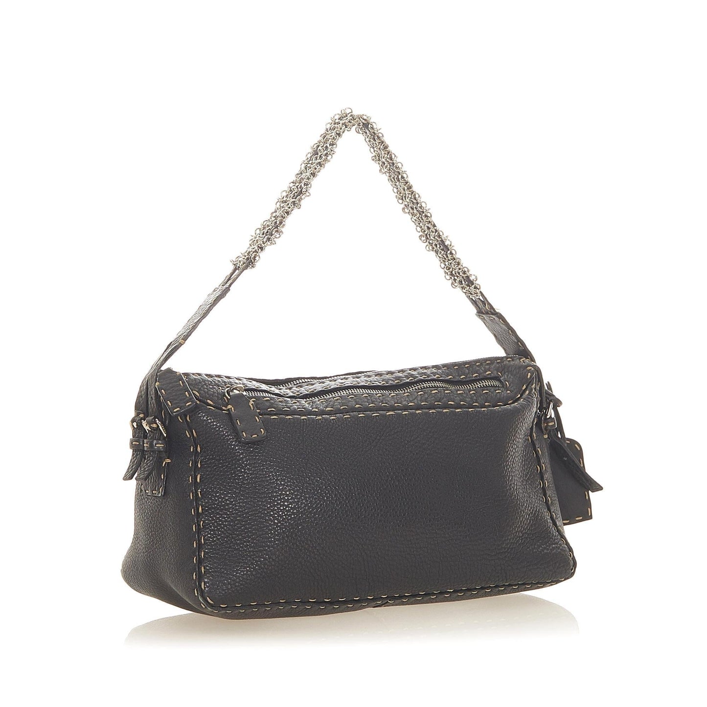 Fendi Selleria Leather Shoulder Bag (22496)