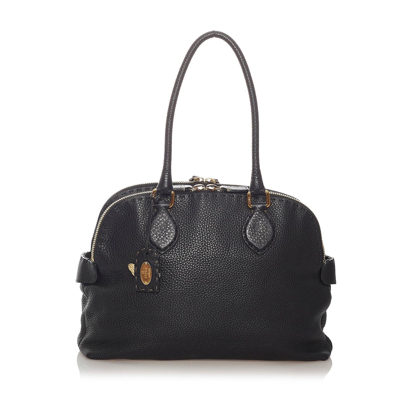 Fendi Selleria Leather Shoulder Bag (27721)