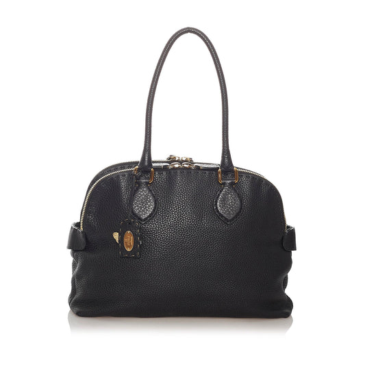 Fendi Selleria Leather Shoulder Bag (27721)