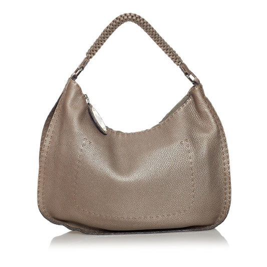 Fendi Selleria Leather Shoulder Bag (31256)