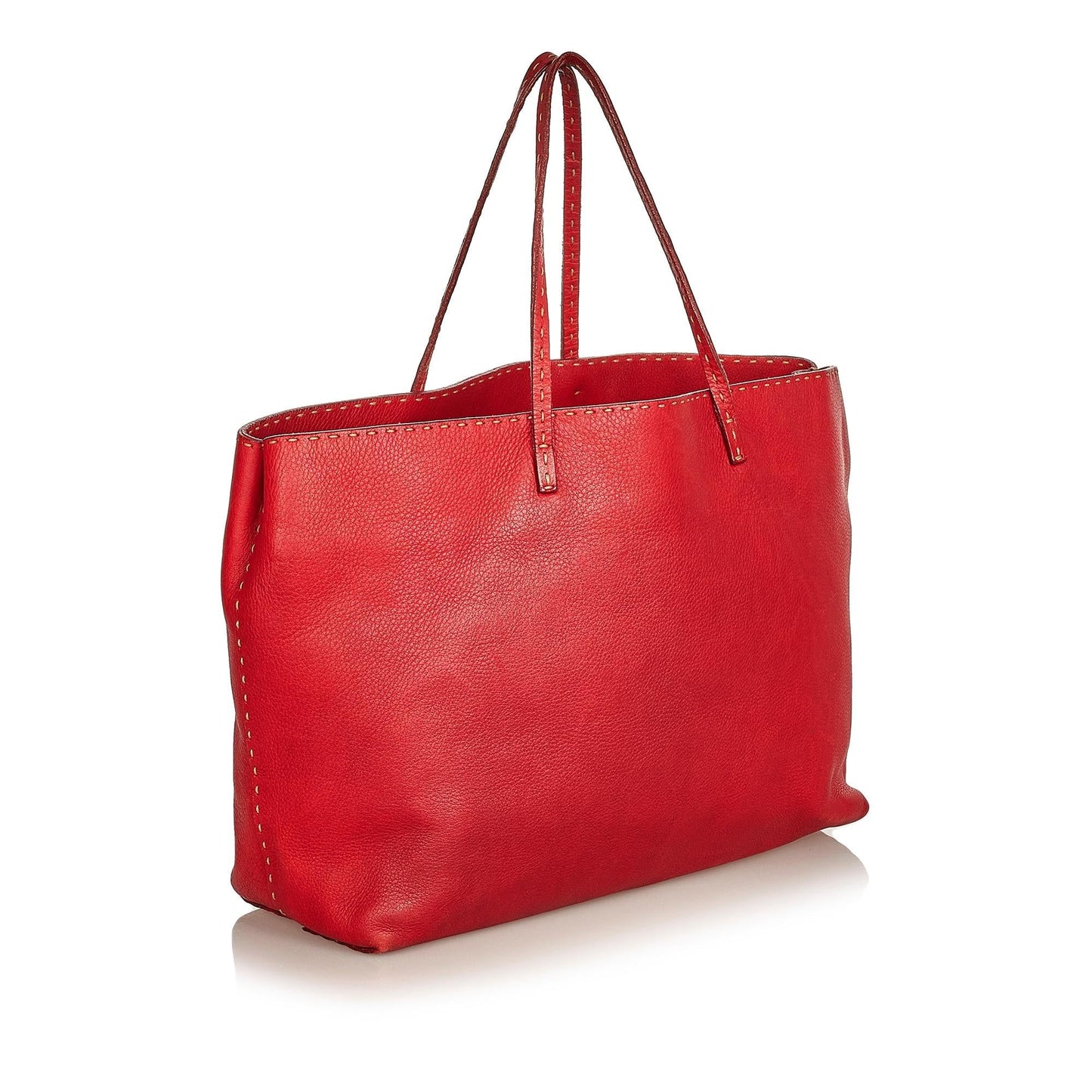 Fendi Selleria Leather Tote Bag (25660)