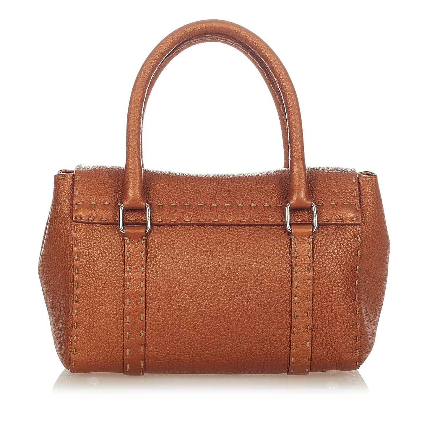 Fendi Selleria Linda Leather Handbag (26196)