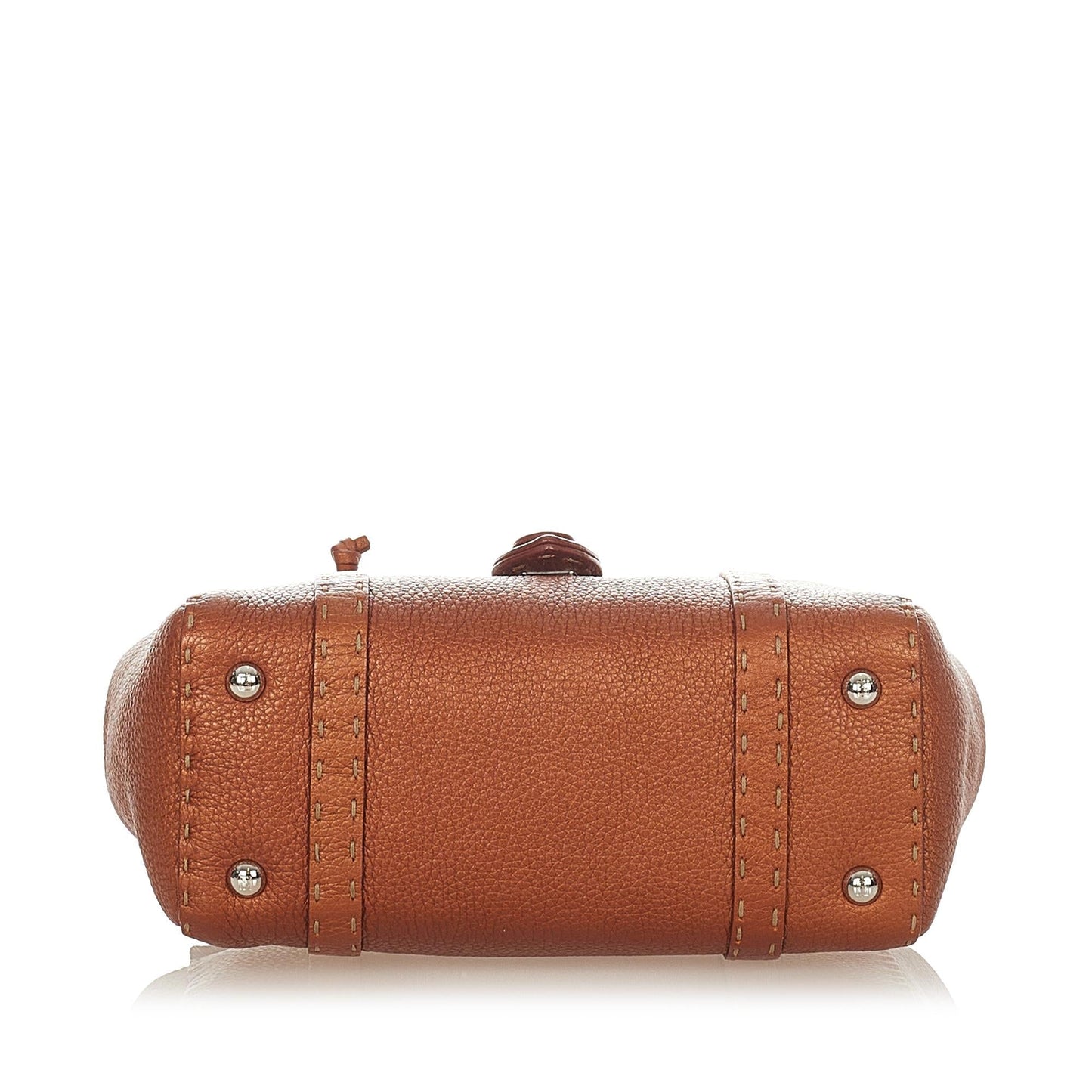 Fendi Selleria Linda Leather Handbag (26196)