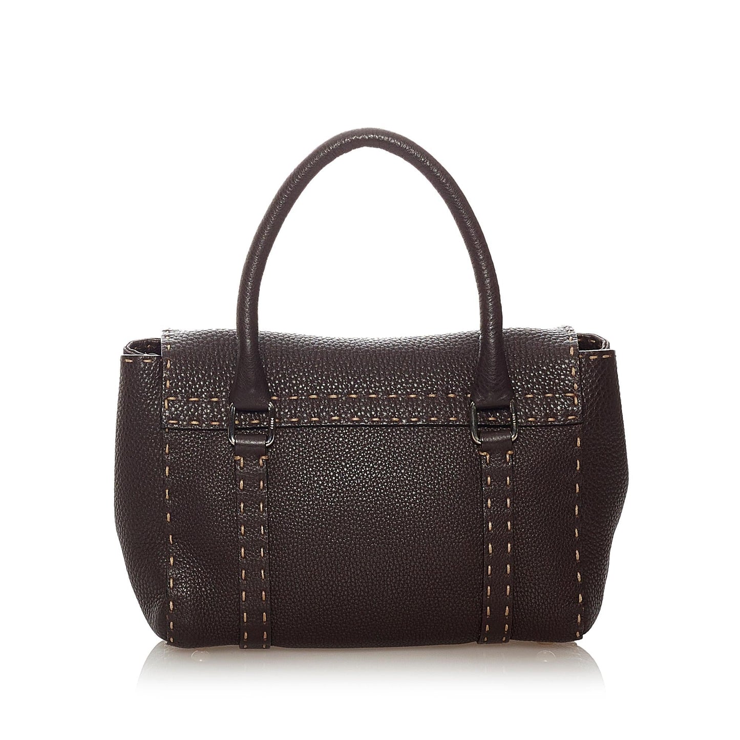 Fendi Selleria Linda Leather Handbag (27466)