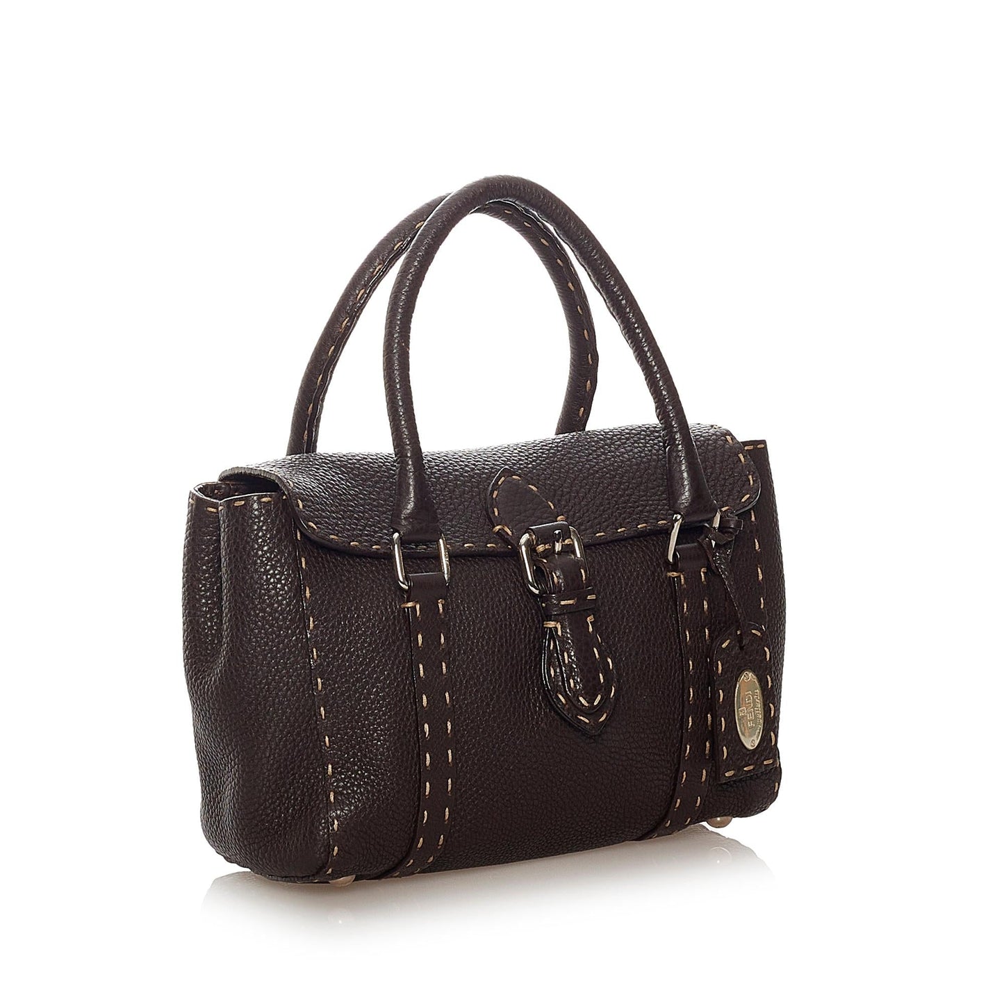 Fendi Selleria Linda Leather Handbag (27466)